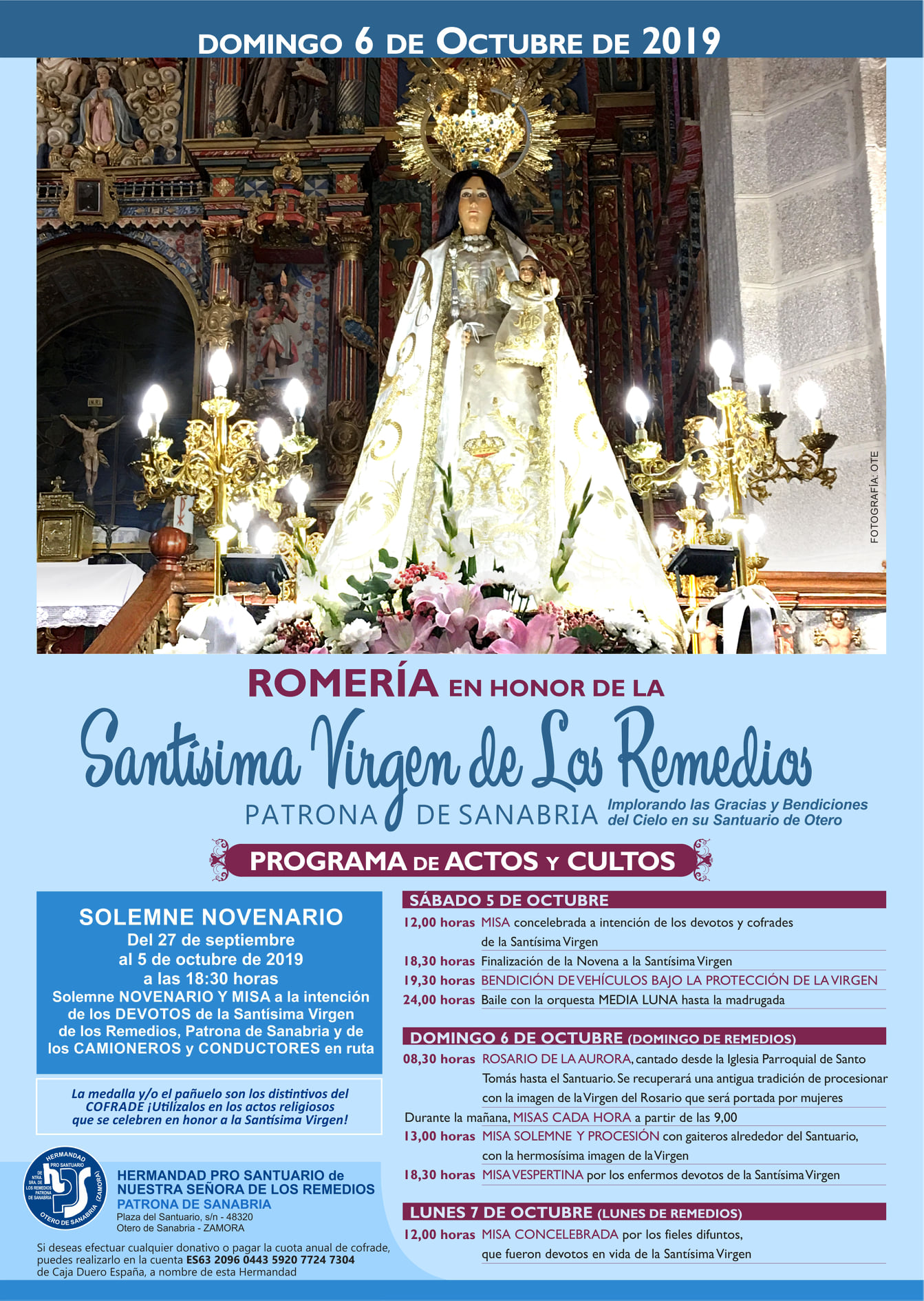 Romeraía en honor a la Santísima Virgen de los Remedios 2019 Otero de Sanabria